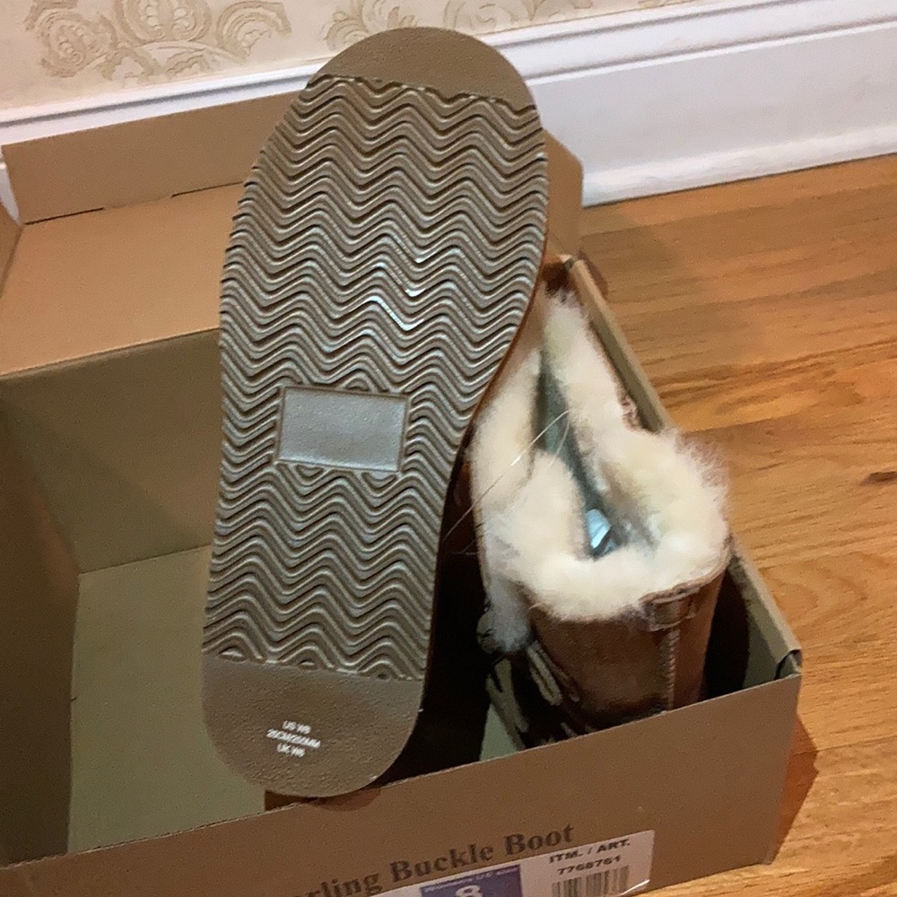 🍂Kirkland Shearling Buckle Boot (Chestnut)🍁 *NEW WITH TAGS* - Picture 7 of 11